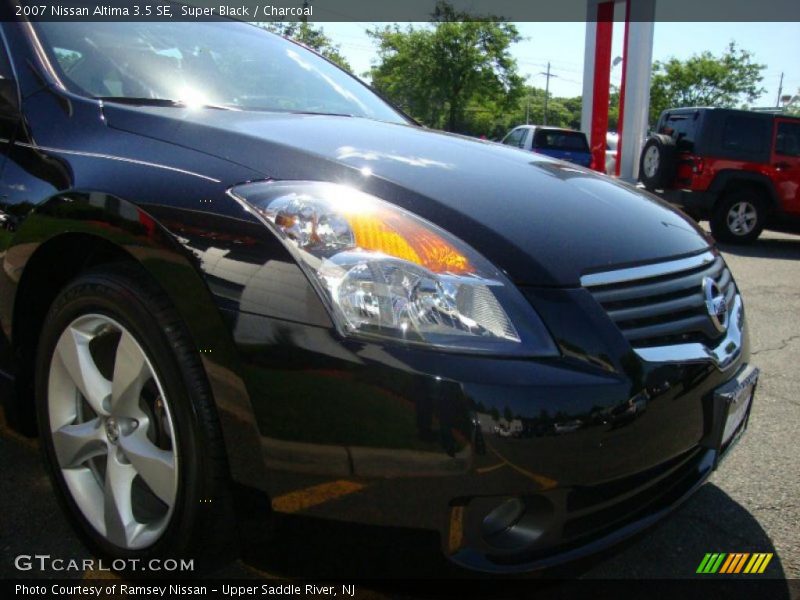 Super Black / Charcoal 2007 Nissan Altima 3.5 SE