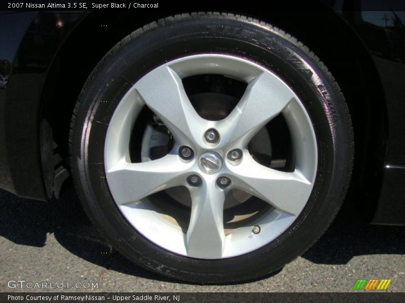 Super Black / Charcoal 2007 Nissan Altima 3.5 SE