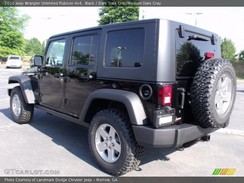 Black / Dark Slate Gray/Medium Slate Gray 2010 Jeep Wrangler Unlimited Rubicon 4x4