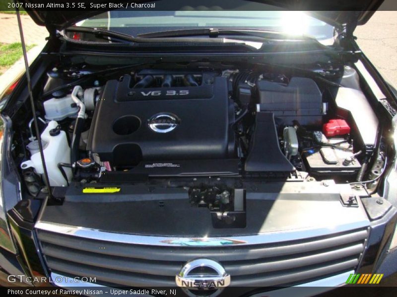 Super Black / Charcoal 2007 Nissan Altima 3.5 SE