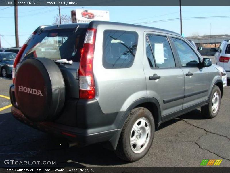 Pewter Pearl / Black 2006 Honda CR-V LX