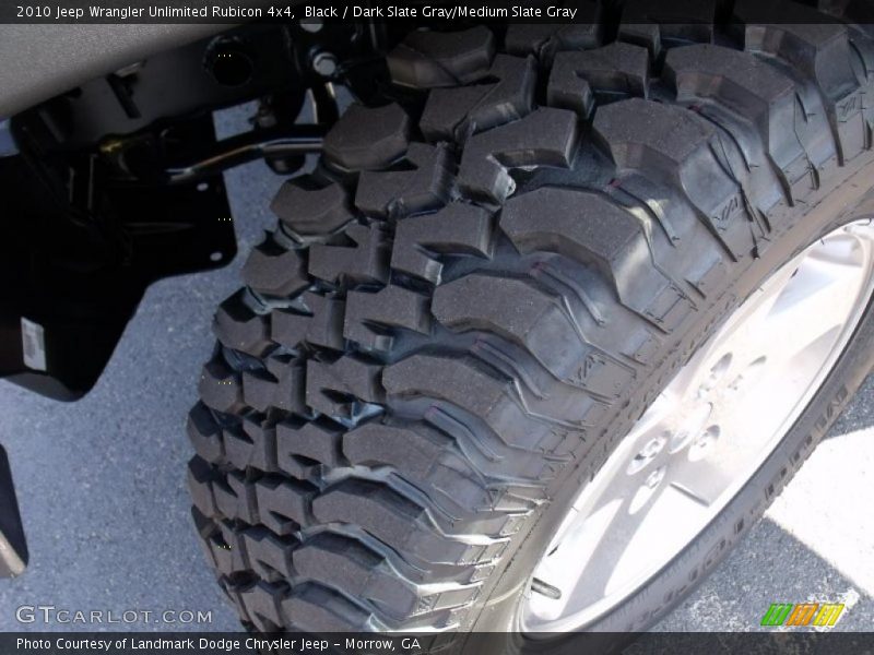 Black / Dark Slate Gray/Medium Slate Gray 2010 Jeep Wrangler Unlimited Rubicon 4x4