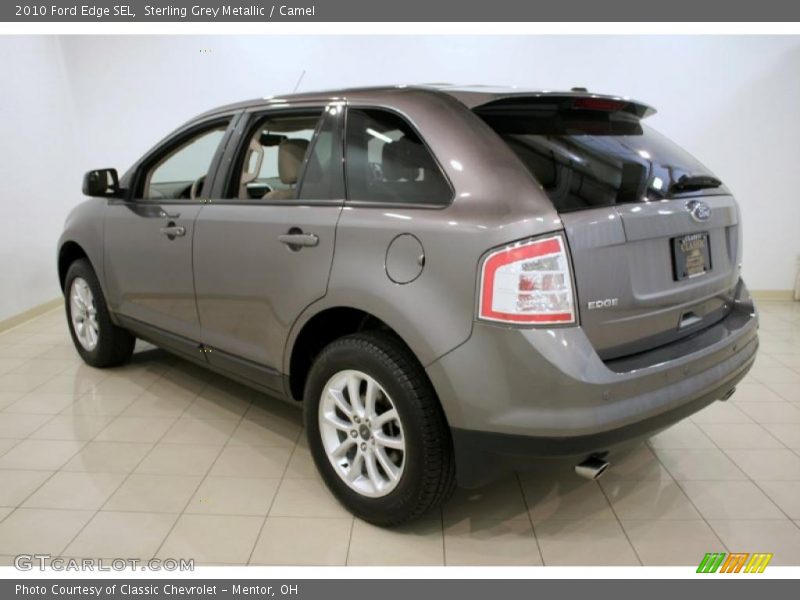 Sterling Grey Metallic / Camel 2010 Ford Edge SEL