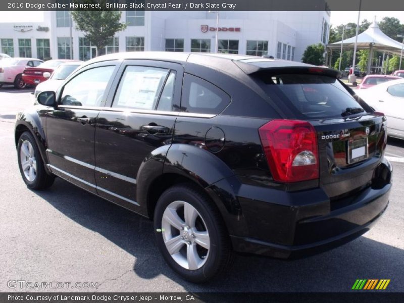 Brilliant Black Crystal Pearl / Dark Slate Gray 2010 Dodge Caliber Mainstreet
