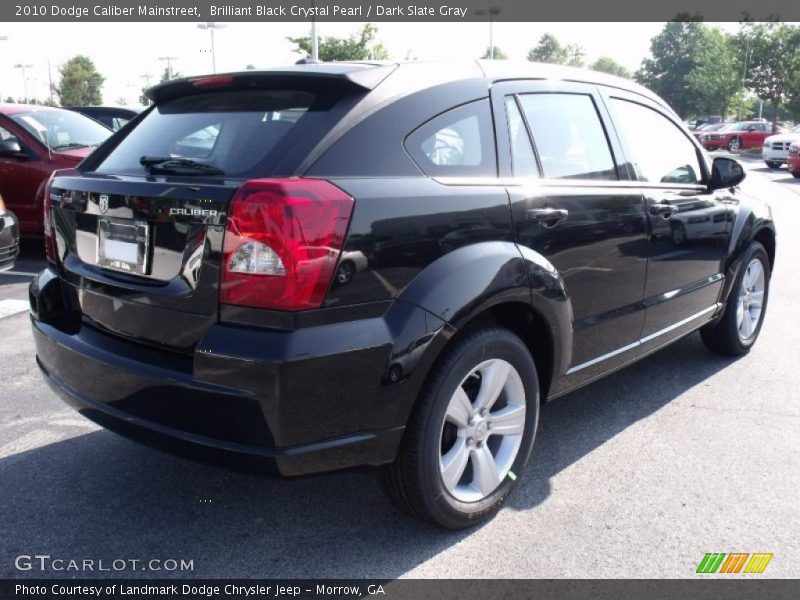 Brilliant Black Crystal Pearl / Dark Slate Gray 2010 Dodge Caliber Mainstreet
