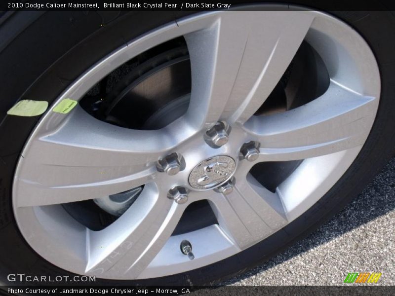 Brilliant Black Crystal Pearl / Dark Slate Gray 2010 Dodge Caliber Mainstreet