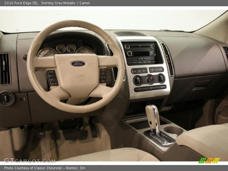Sterling Grey Metallic / Camel 2010 Ford Edge SEL