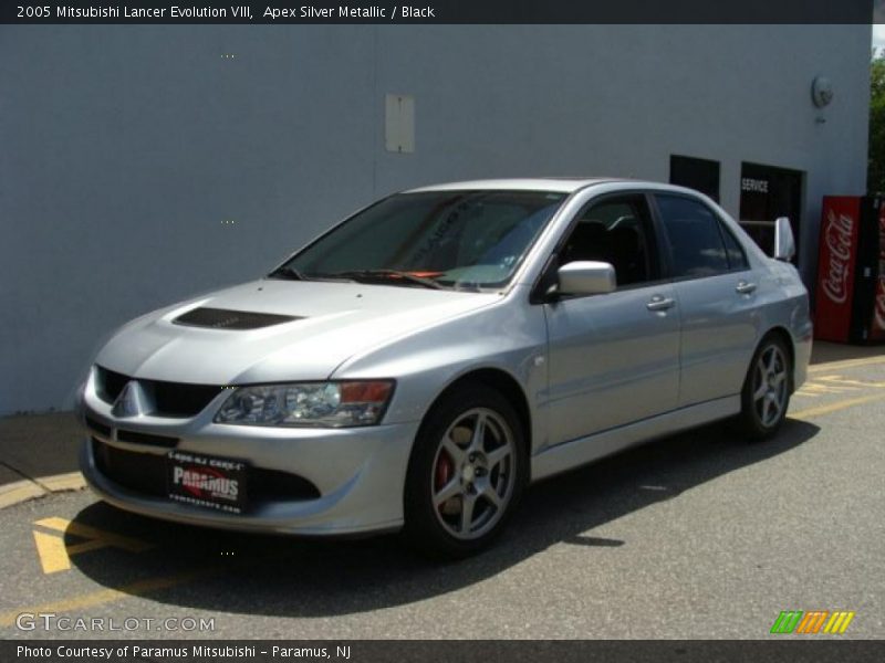 Apex Silver Metallic / Black 2005 Mitsubishi Lancer Evolution VIII