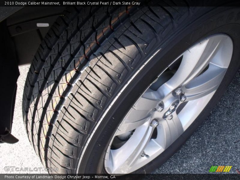 Brilliant Black Crystal Pearl / Dark Slate Gray 2010 Dodge Caliber Mainstreet