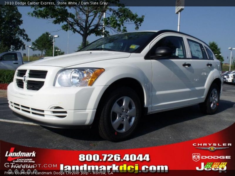 Stone White / Dark Slate Gray 2010 Dodge Caliber Express
