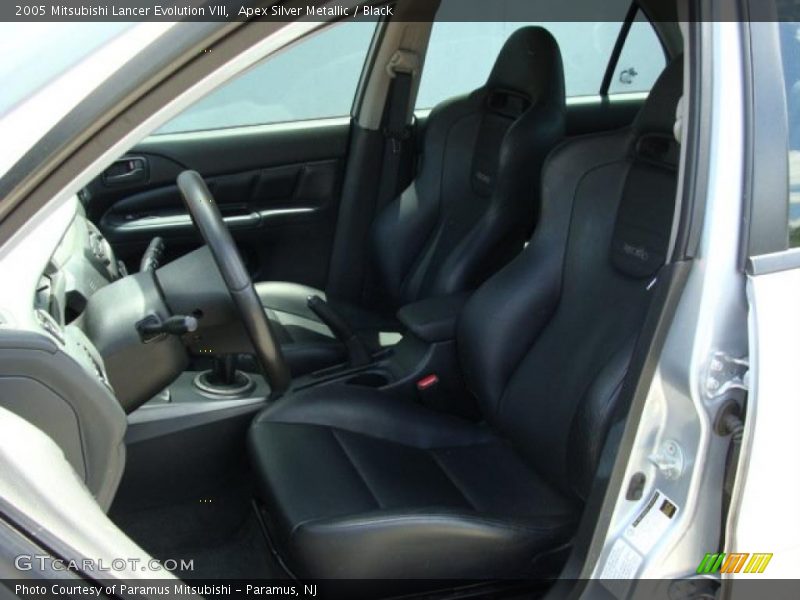 Apex Silver Metallic / Black 2005 Mitsubishi Lancer Evolution VIII