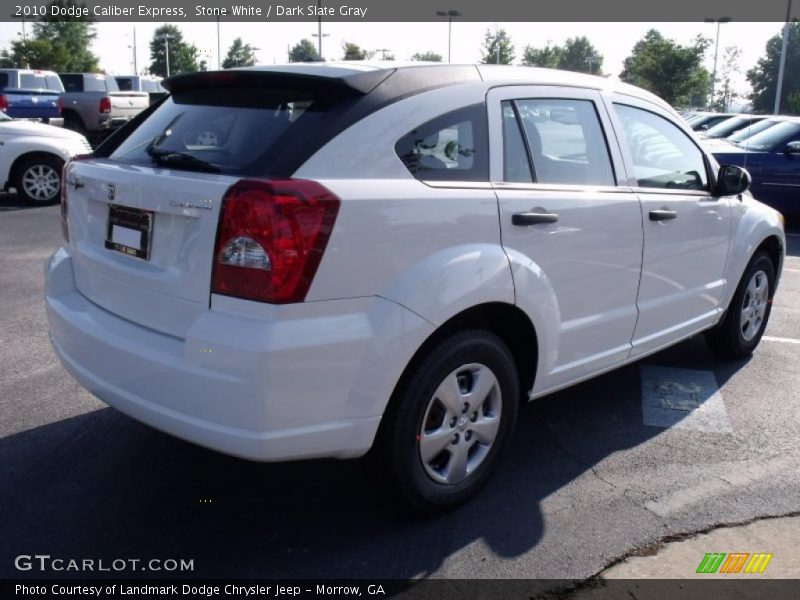 Stone White / Dark Slate Gray 2010 Dodge Caliber Express