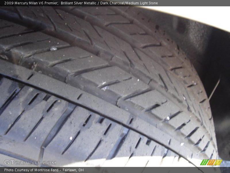 Brilliant Silver Metallic / Dark Charcoal/Medium Light Stone 2009 Mercury Milan V6 Premier