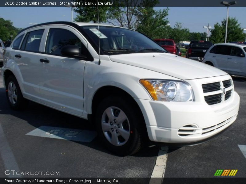 Stone White / Dark Slate Gray 2010 Dodge Caliber Express