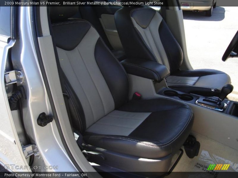 Brilliant Silver Metallic / Dark Charcoal/Medium Light Stone 2009 Mercury Milan V6 Premier