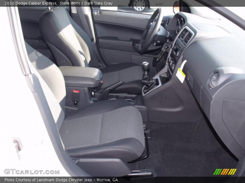 Stone White / Dark Slate Gray 2010 Dodge Caliber Express