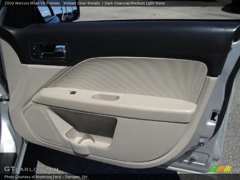Brilliant Silver Metallic / Dark Charcoal/Medium Light Stone 2009 Mercury Milan V6 Premier