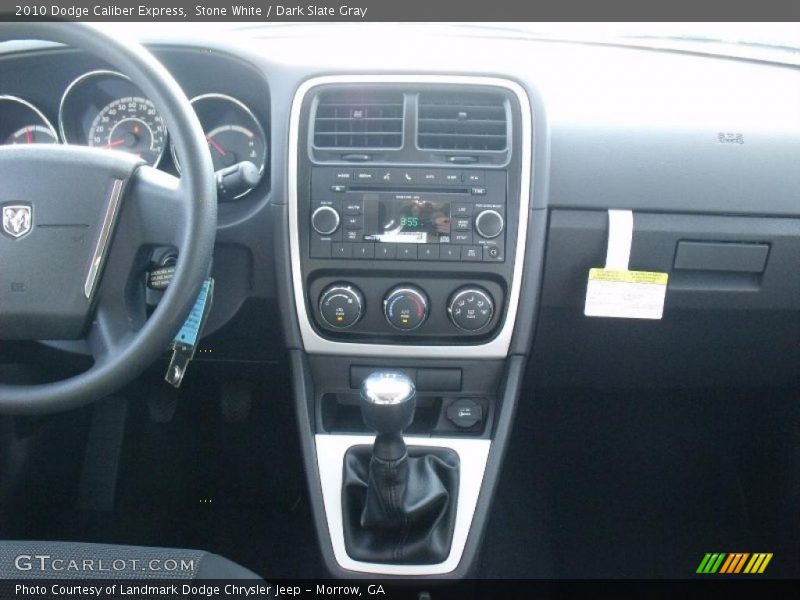 Stone White / Dark Slate Gray 2010 Dodge Caliber Express