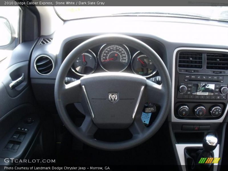 Stone White / Dark Slate Gray 2010 Dodge Caliber Express