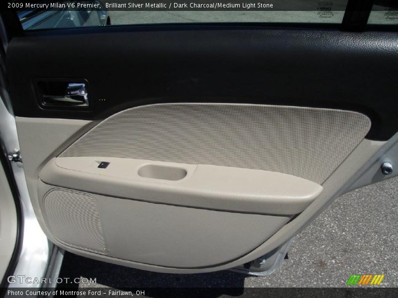 Brilliant Silver Metallic / Dark Charcoal/Medium Light Stone 2009 Mercury Milan V6 Premier