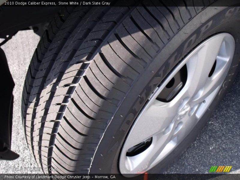 Stone White / Dark Slate Gray 2010 Dodge Caliber Express