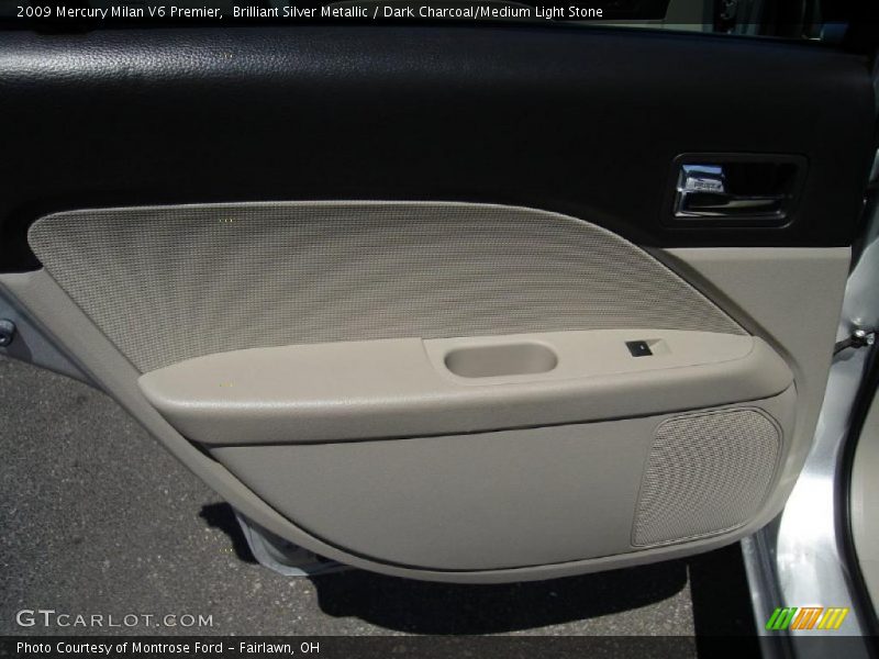 Brilliant Silver Metallic / Dark Charcoal/Medium Light Stone 2009 Mercury Milan V6 Premier