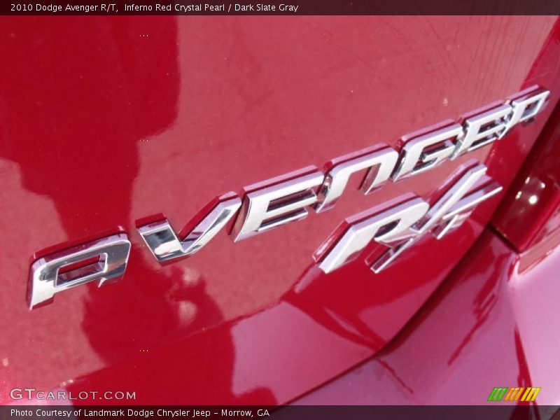 Inferno Red Crystal Pearl / Dark Slate Gray 2010 Dodge Avenger R/T