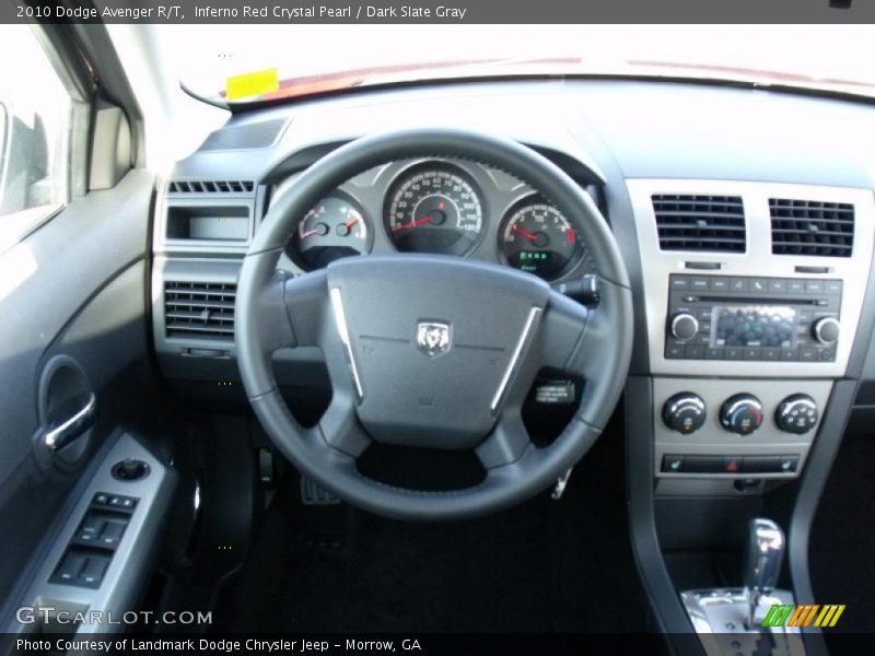 Inferno Red Crystal Pearl / Dark Slate Gray 2010 Dodge Avenger R/T