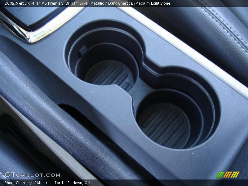 Brilliant Silver Metallic / Dark Charcoal/Medium Light Stone 2009 Mercury Milan V6 Premier