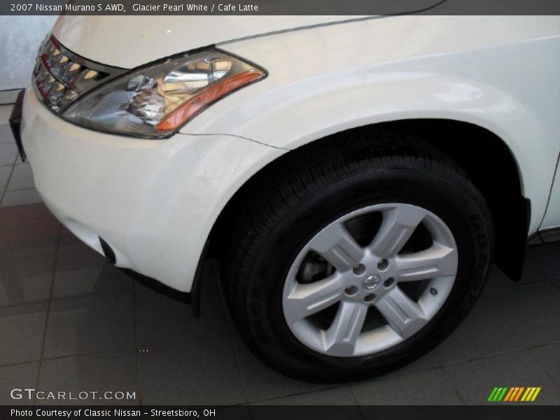 Glacier Pearl White / Cafe Latte 2007 Nissan Murano S AWD
