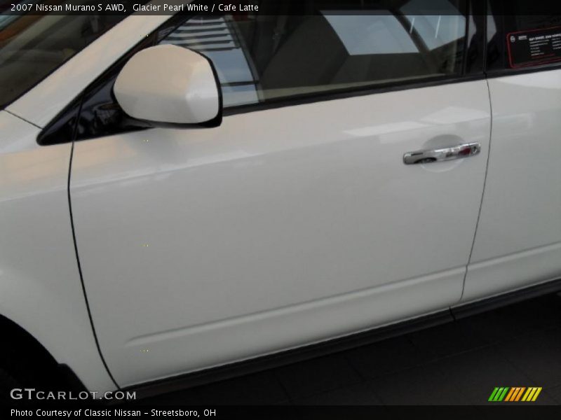 Glacier Pearl White / Cafe Latte 2007 Nissan Murano S AWD
