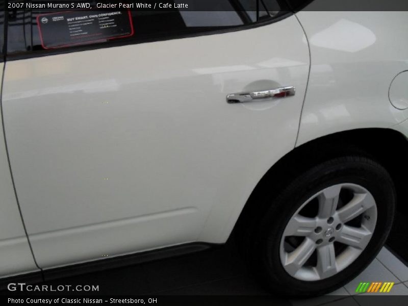 Glacier Pearl White / Cafe Latte 2007 Nissan Murano S AWD