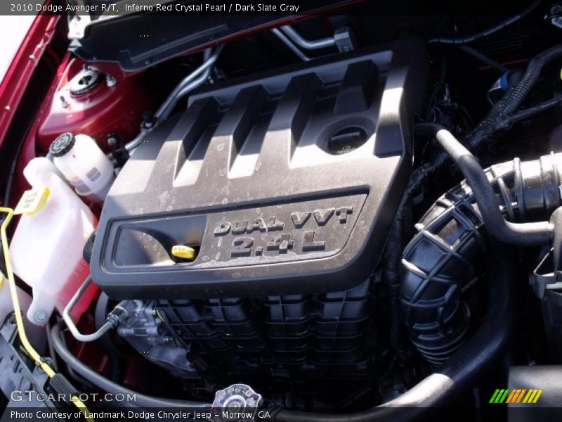 Inferno Red Crystal Pearl / Dark Slate Gray 2010 Dodge Avenger R/T