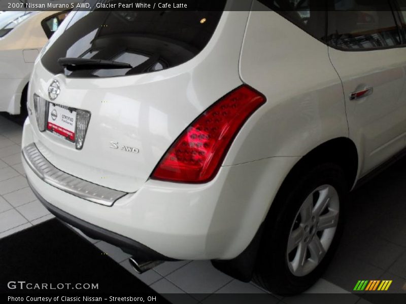 Glacier Pearl White / Cafe Latte 2007 Nissan Murano S AWD