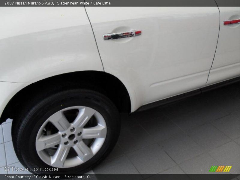 Glacier Pearl White / Cafe Latte 2007 Nissan Murano S AWD
