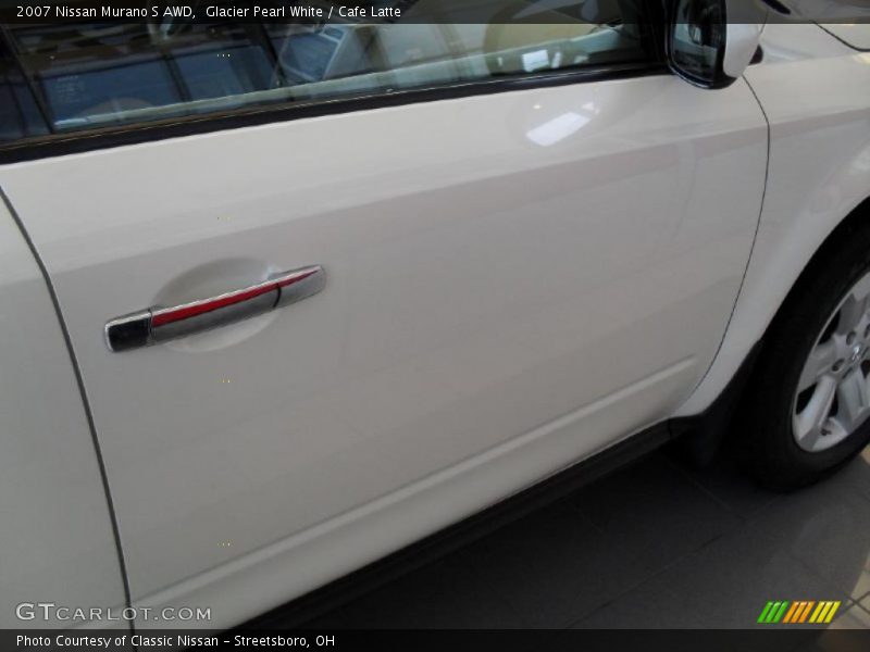 Glacier Pearl White / Cafe Latte 2007 Nissan Murano S AWD