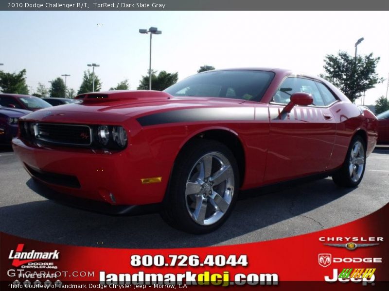 TorRed / Dark Slate Gray 2010 Dodge Challenger R/T