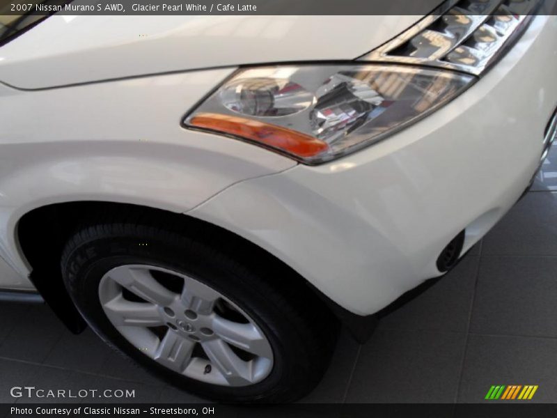 Glacier Pearl White / Cafe Latte 2007 Nissan Murano S AWD