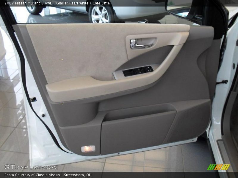 Glacier Pearl White / Cafe Latte 2007 Nissan Murano S AWD
