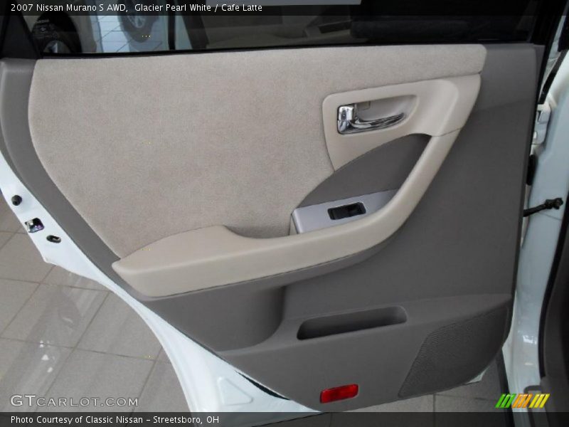 Glacier Pearl White / Cafe Latte 2007 Nissan Murano S AWD