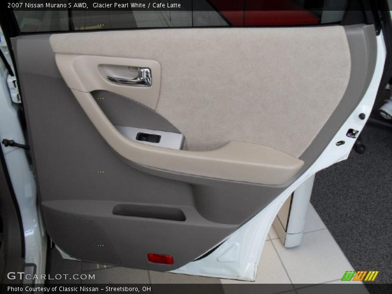 Glacier Pearl White / Cafe Latte 2007 Nissan Murano S AWD