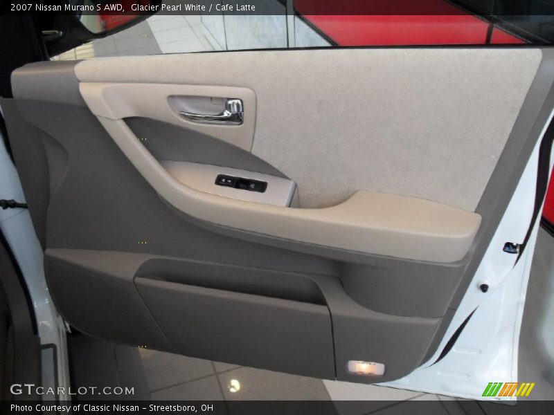 Glacier Pearl White / Cafe Latte 2007 Nissan Murano S AWD