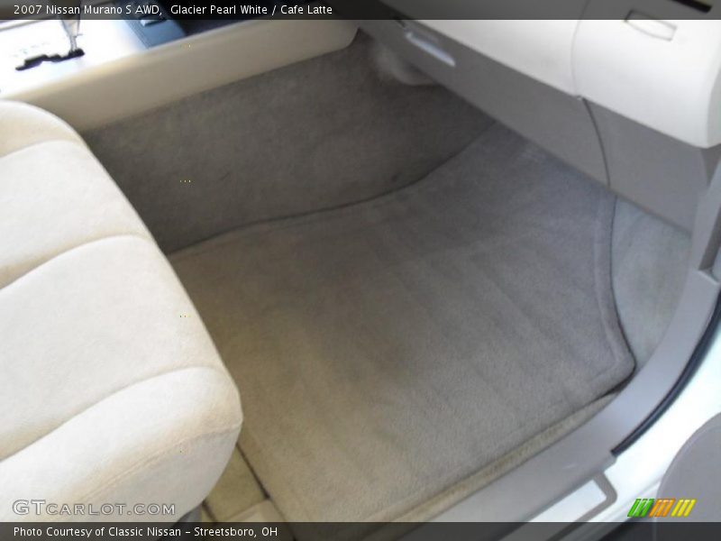 Glacier Pearl White / Cafe Latte 2007 Nissan Murano S AWD