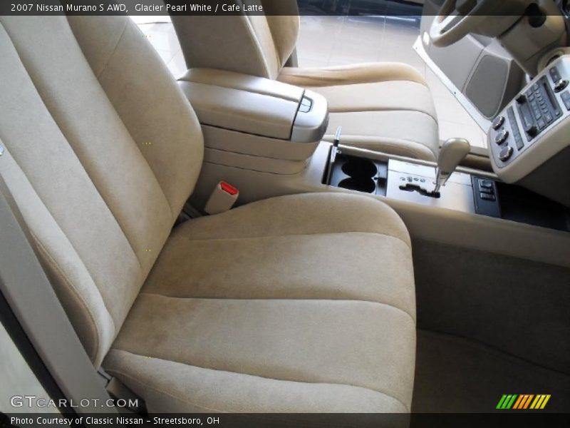 Glacier Pearl White / Cafe Latte 2007 Nissan Murano S AWD