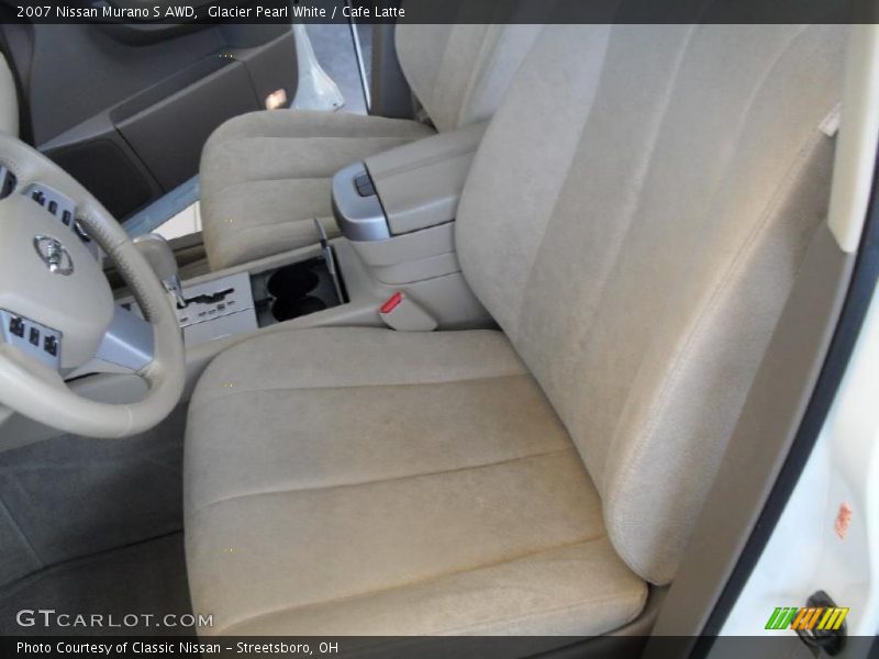 Glacier Pearl White / Cafe Latte 2007 Nissan Murano S AWD