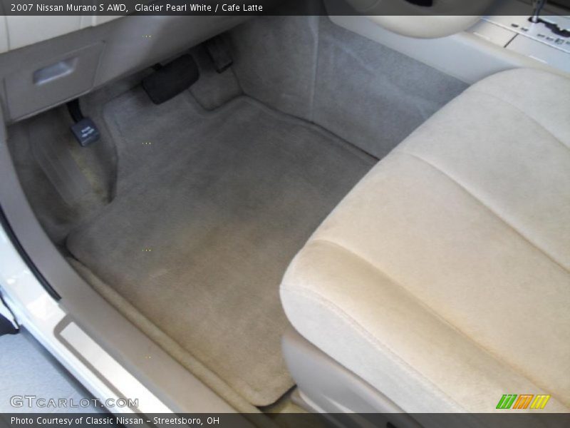 Glacier Pearl White / Cafe Latte 2007 Nissan Murano S AWD
