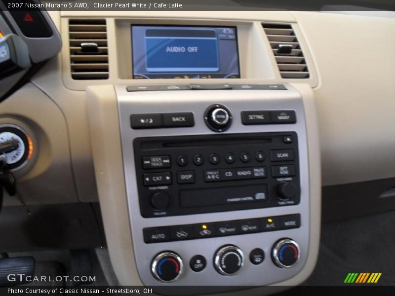 Glacier Pearl White / Cafe Latte 2007 Nissan Murano S AWD