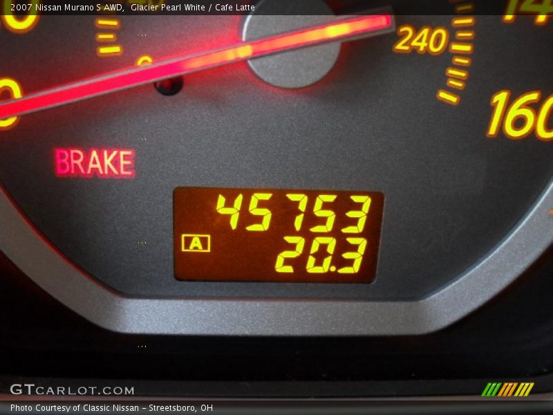 Glacier Pearl White / Cafe Latte 2007 Nissan Murano S AWD