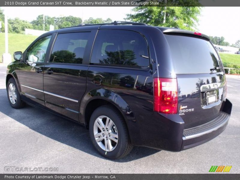Blackberry Metallic / Dark Slate Gray/Light Shale 2010 Dodge Grand Caravan SXT Crew