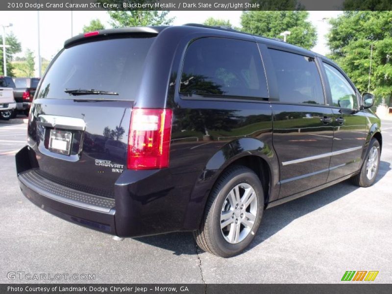 Blackberry Metallic / Dark Slate Gray/Light Shale 2010 Dodge Grand Caravan SXT Crew